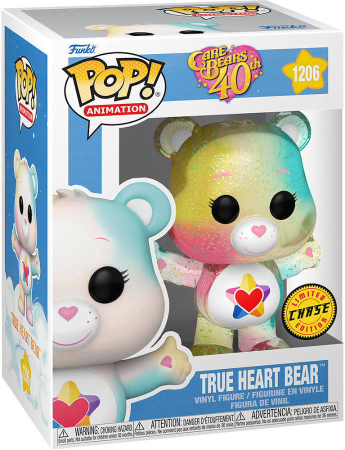 Funko POP! Care Bears 40th - True Heart Bear #1206 (Chase)