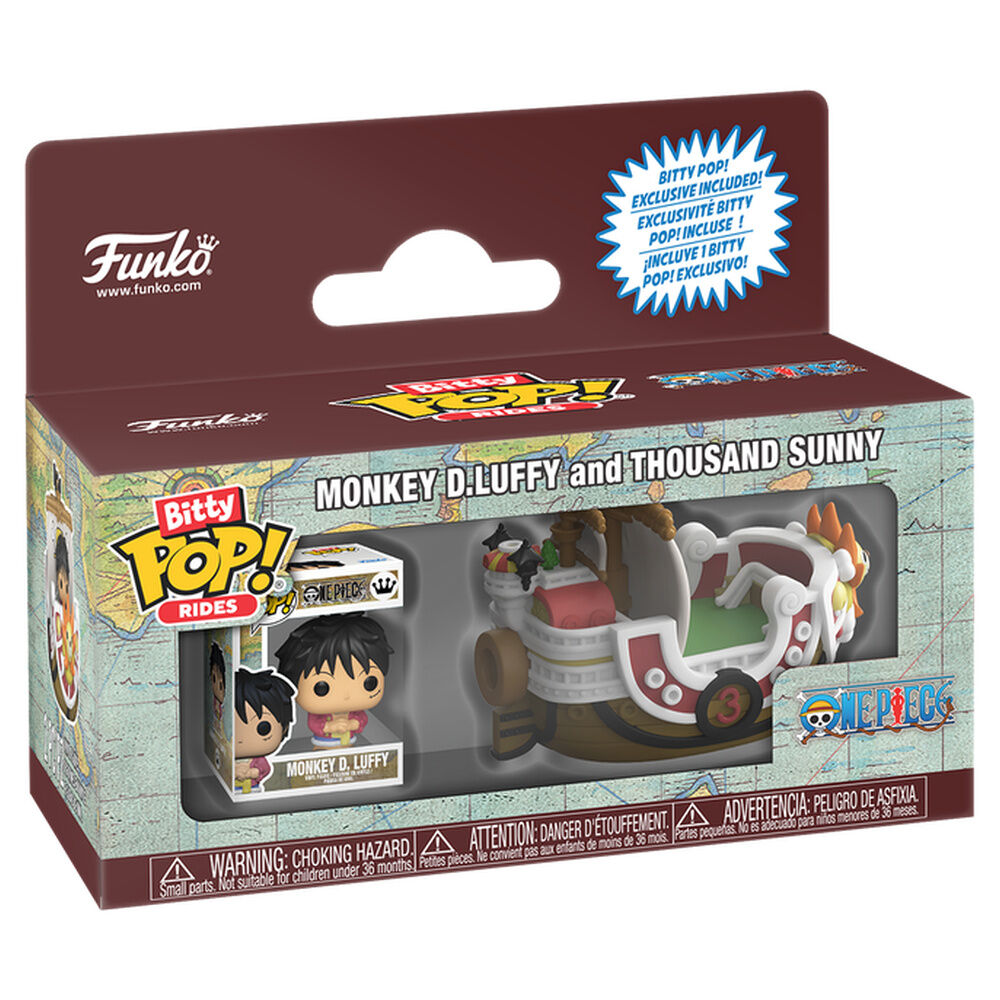 Funko Bitty POP! One Piece - Monkey D. Luffy and Thousand Sunny