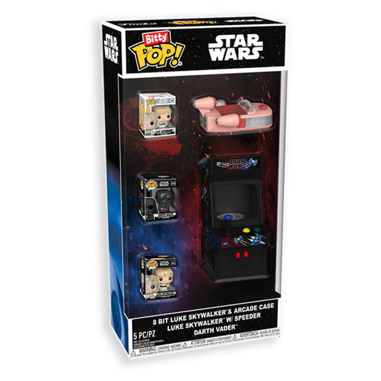[PRE-ORDER] Funko Bitty POP! Star Wars - 8 Bit Luke Skywalker & Arcade Case