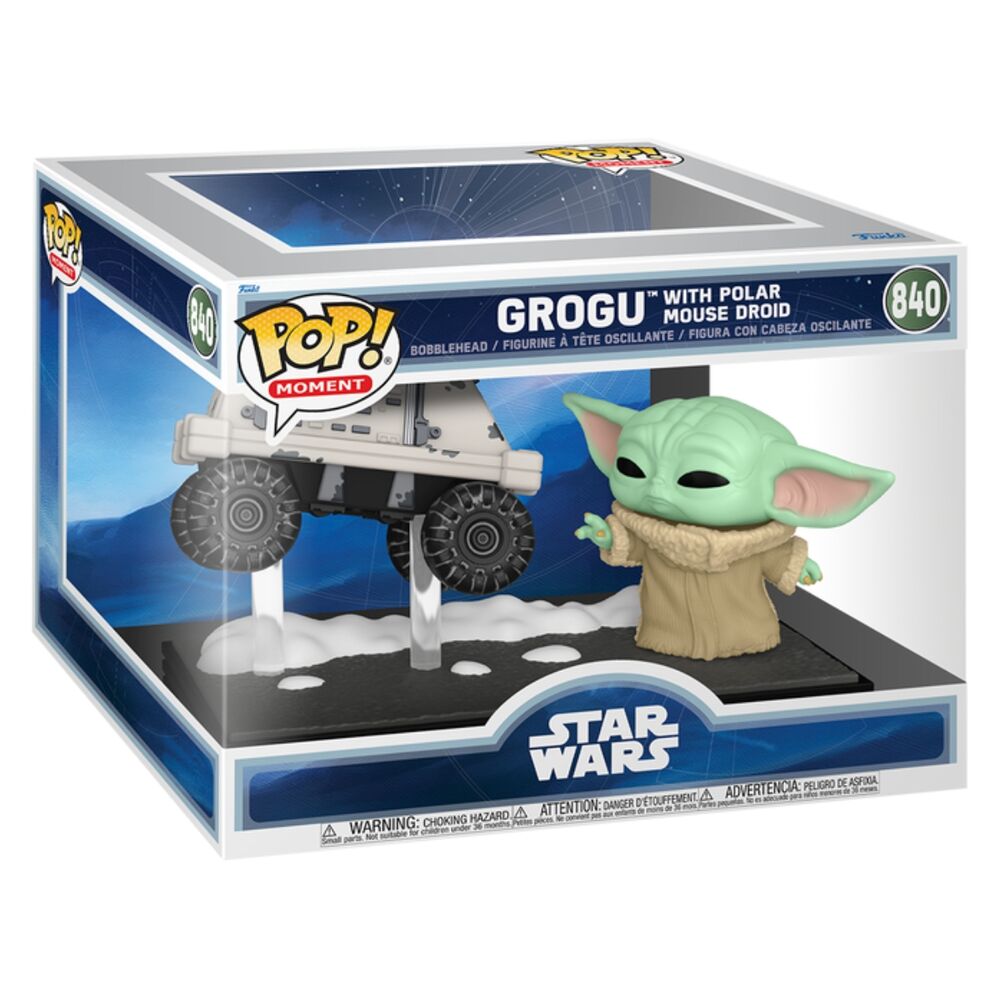 Funko POP! Star Wars - Grogu with Polar Mouse Droid #840