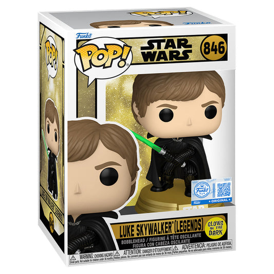 Funko POP! Star Wars - Luke Skywalker (Legends) Glows in the Dark #846
