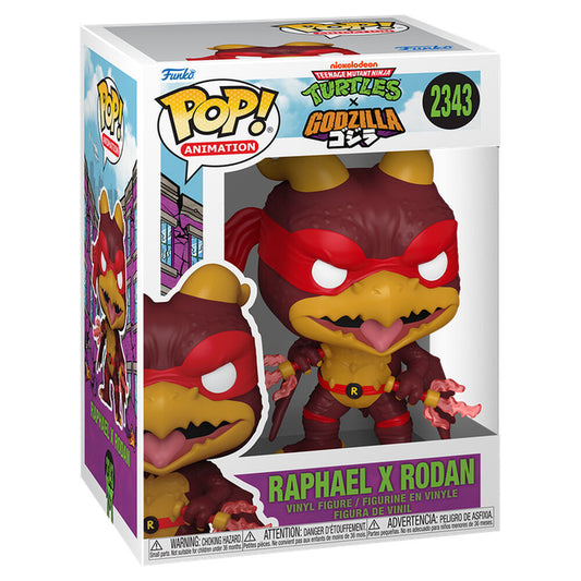[PRE-ORDER] Funko POP! Teenage Mutant Ninja Turtles x Godzilla - Raphael X Rodan #2343
