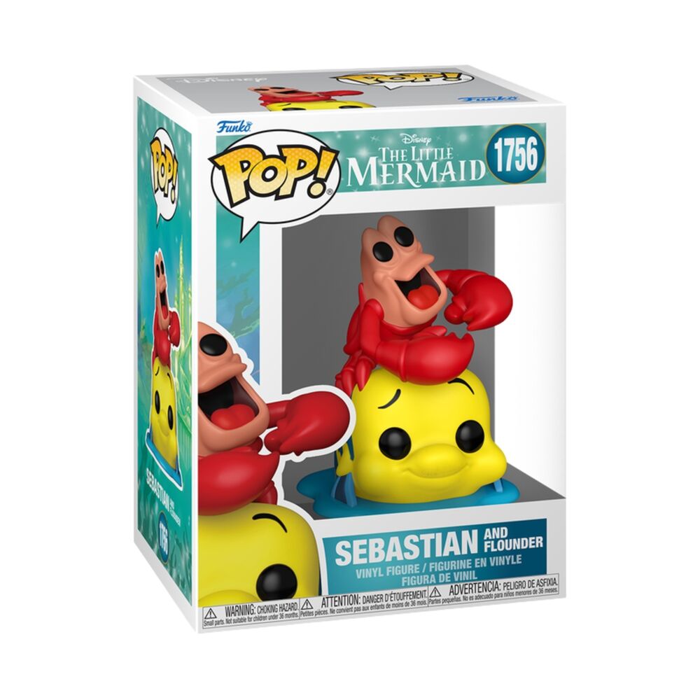 [PRE-ORDER] Funko POP! The Little Mermaid - Sebastian with Flounder