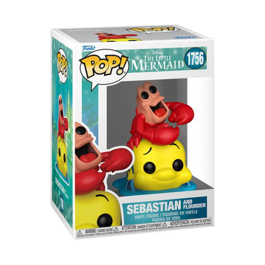 [PRE-ORDER] Funko POP! The Little Mermaid - Sebastian with Flounder