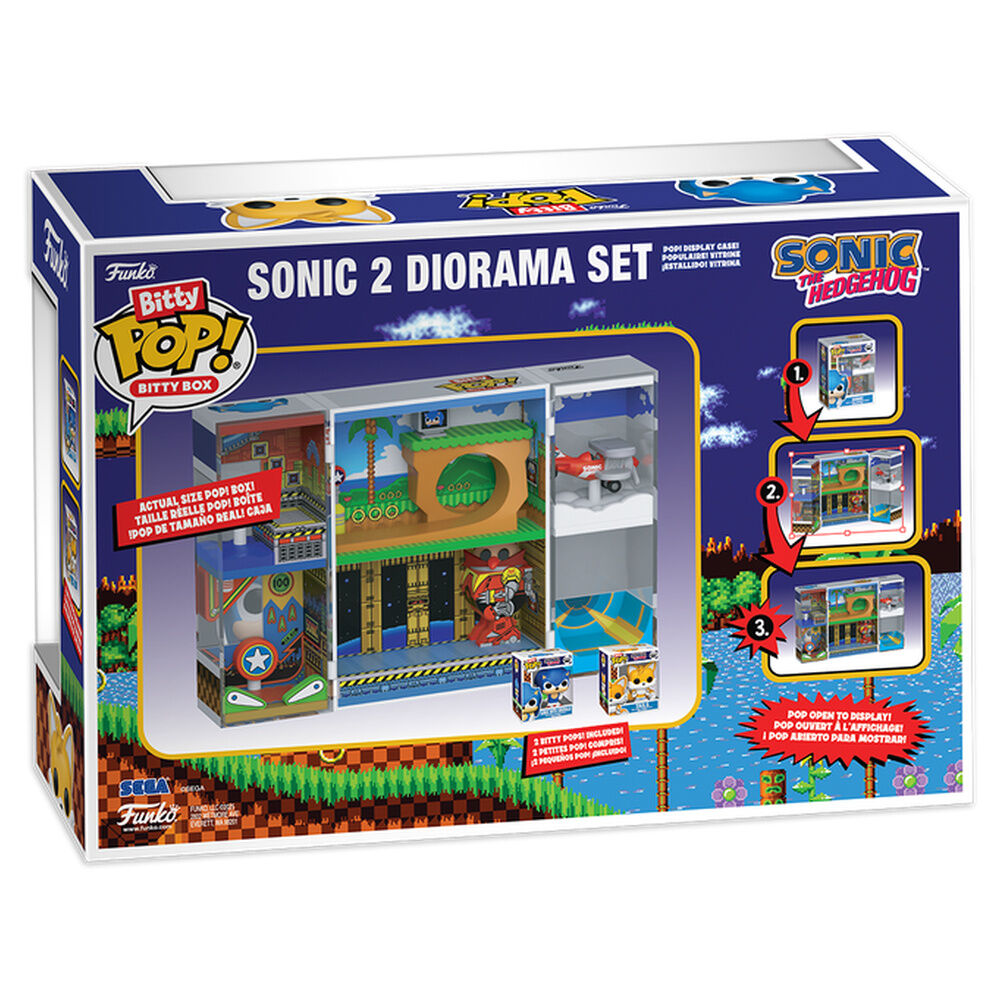 Funko Bitty POP! Sonic the Hedgehog - Sonic 2 Diorama Set Bitty Box